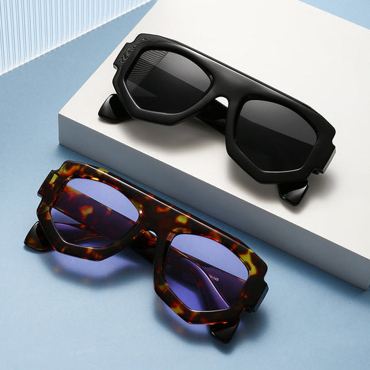 Geometric Cat Eye Sunglasses Trendy UV400 Protection