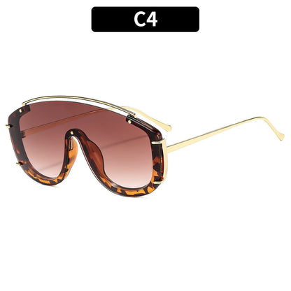 Trendy Oversized UV400 Sunglasses for Unisex Fashion
