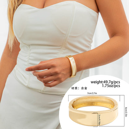 Metallic Drop Huggable Bracelet Trendy Fashion Spring Bracelet