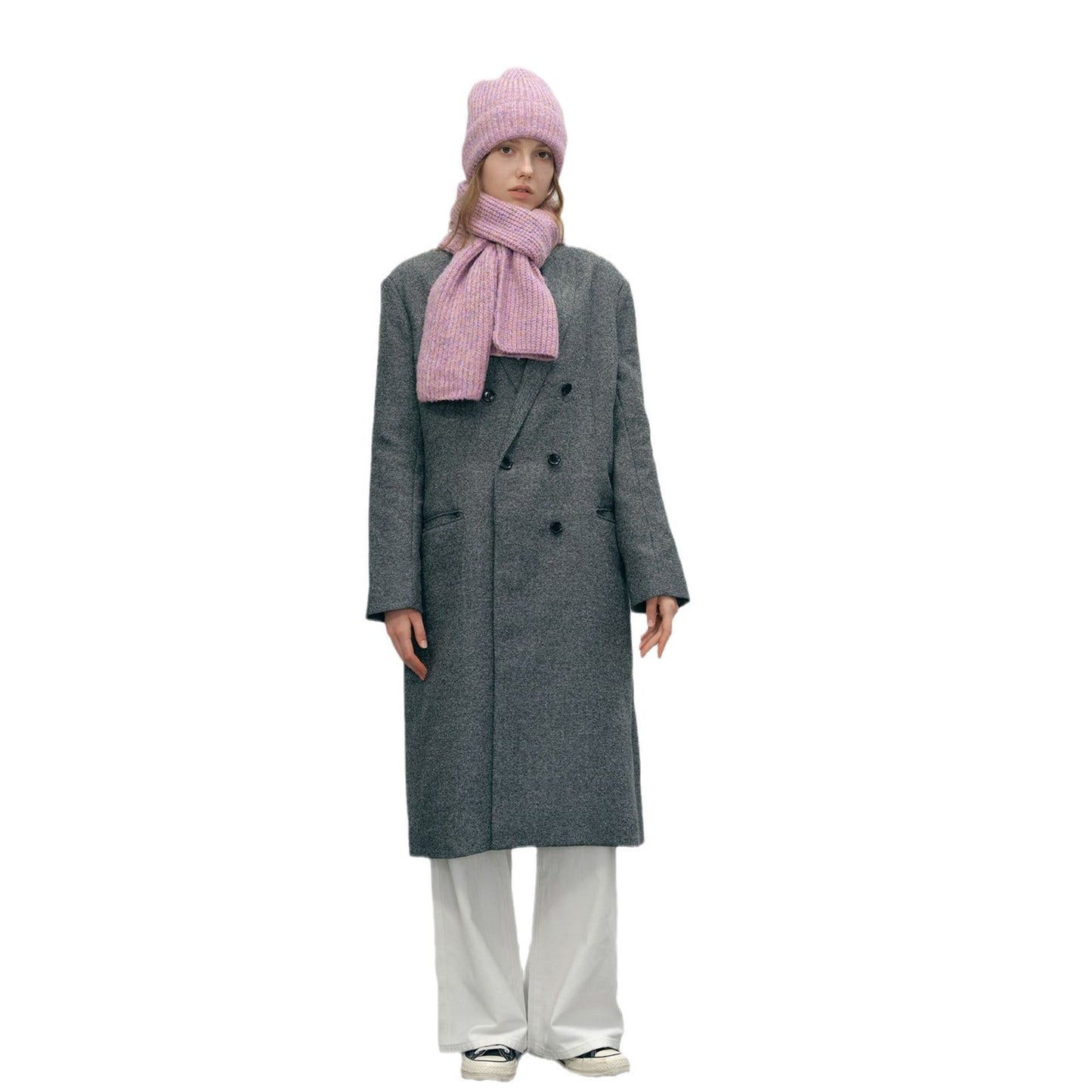 2+ Solid Color Knit Scarves Hats