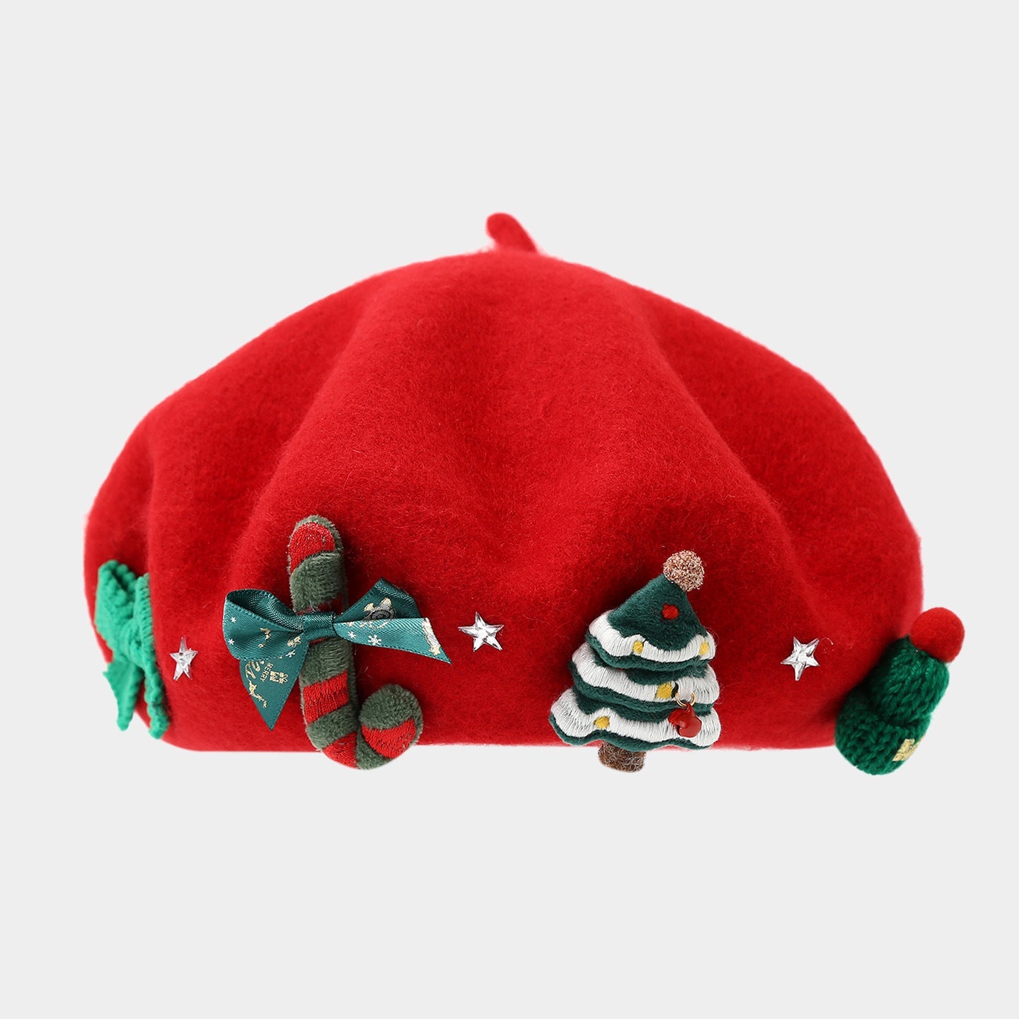 Winter Elegant Wool Blend Christmas Beanie Hat
