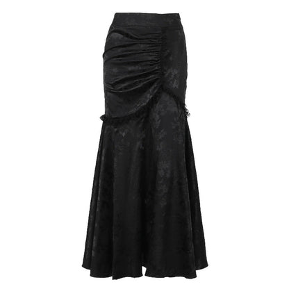 Asymmetrical Mermaid Hem Bodycon Dress Elegant Lace Detail