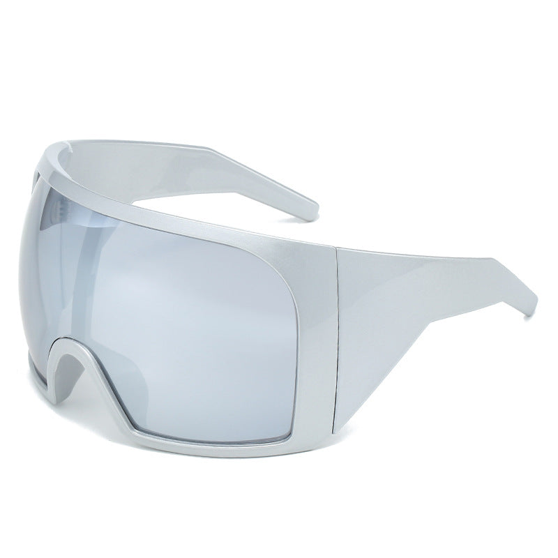 Futuristic Wraparound Sunglasses for Men and Women