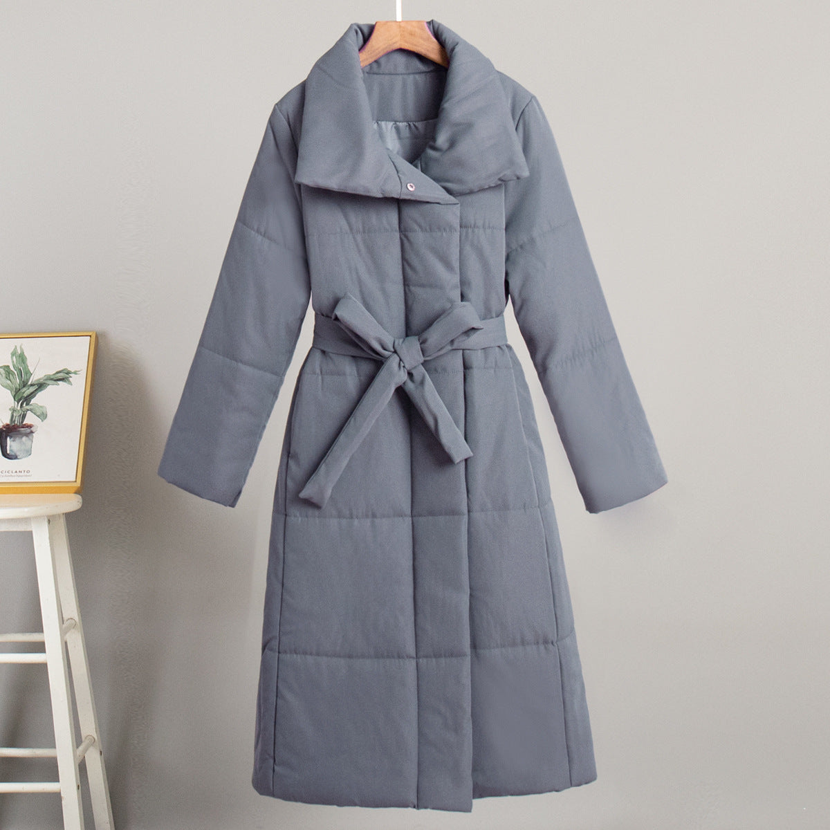 Long Padded Coat Casual Street Style