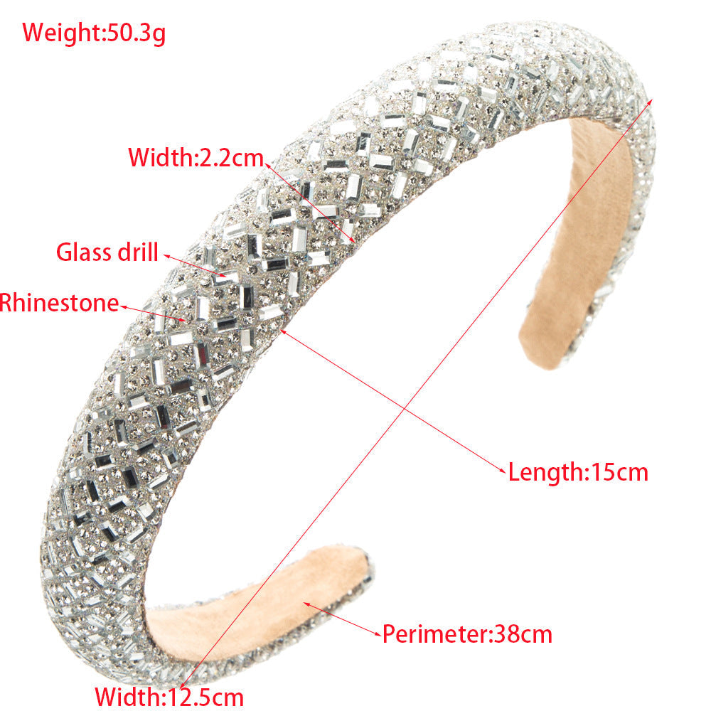 Fashion Baroque Rhinestone Headband for Women