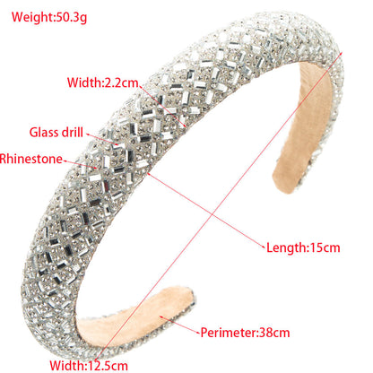 Fashion Baroque Rhinestone Headband for Women