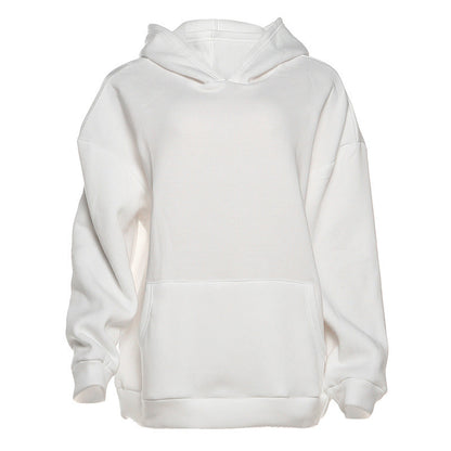 Sheer Hooded Long Sleeve Sweatshirt For Women