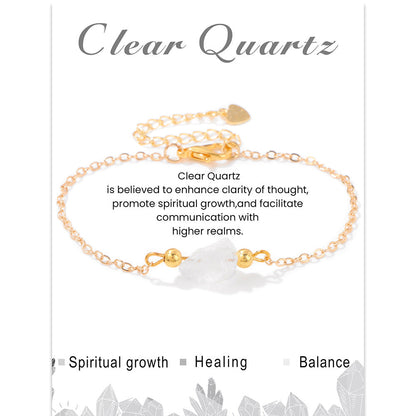 Elegant Irregular Stone Simple Beaded Bracelets