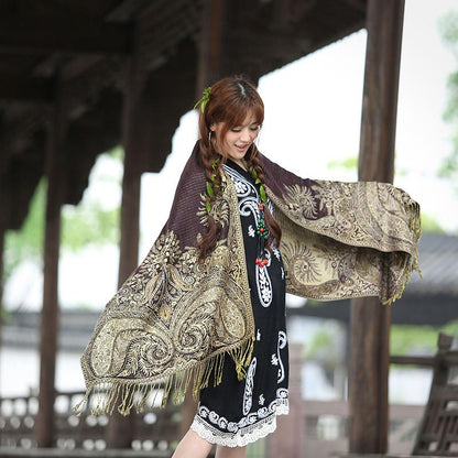 Nepal Ethnic Style Shawl Scarf