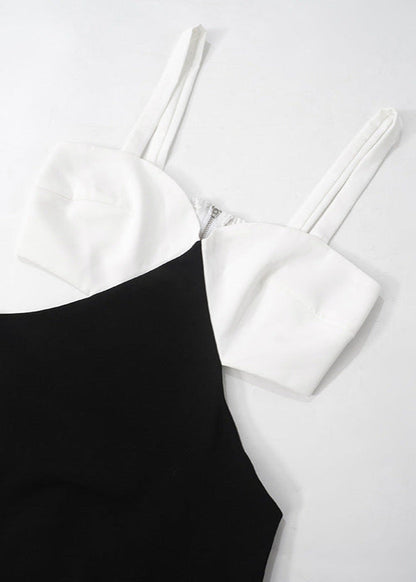Cutout Gown Lightweight Fabric Two Tone Design