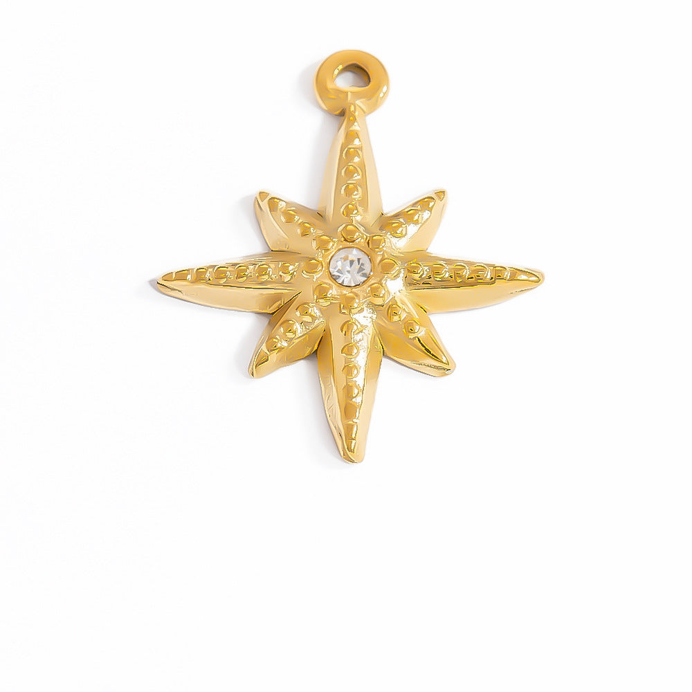 Colorful Fish DIY Pendant Jewelry Accessories Stainless Steel Retro Style