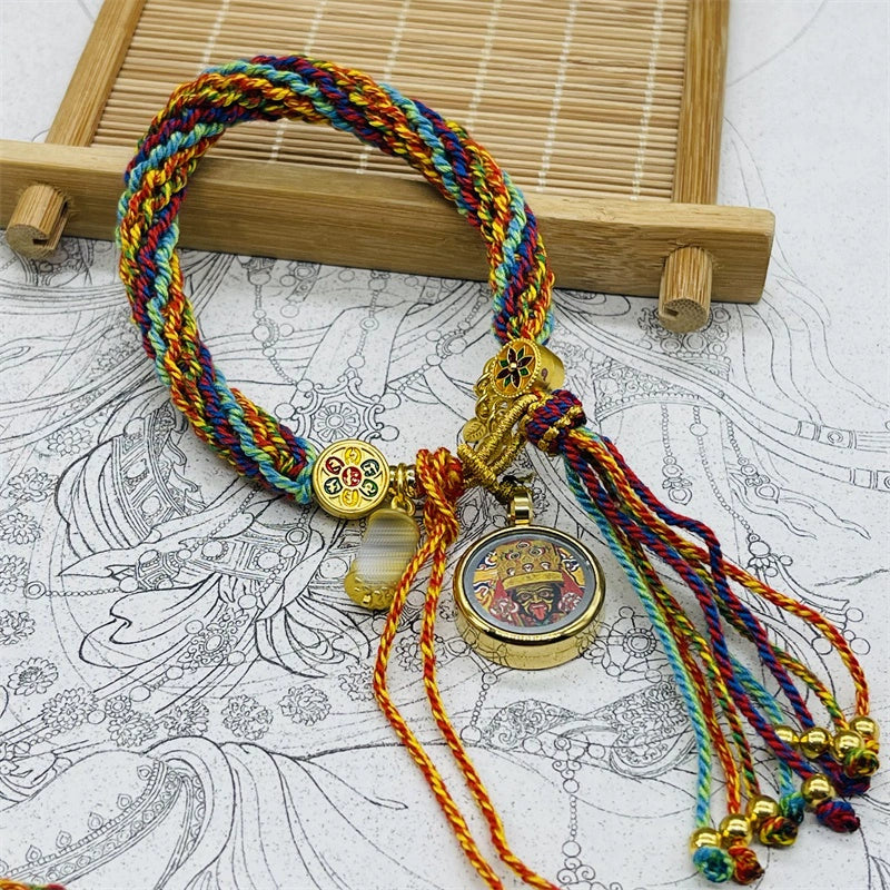 Tibet Hand-Woven Diamond Rope Hand Rope Bracelet Jewelry Gifts