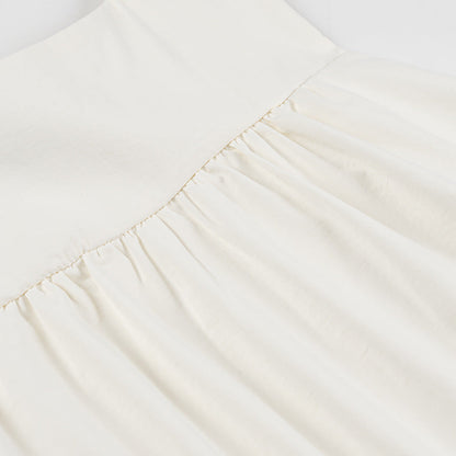 Solid Color Ruched Sleeveless Tank Top