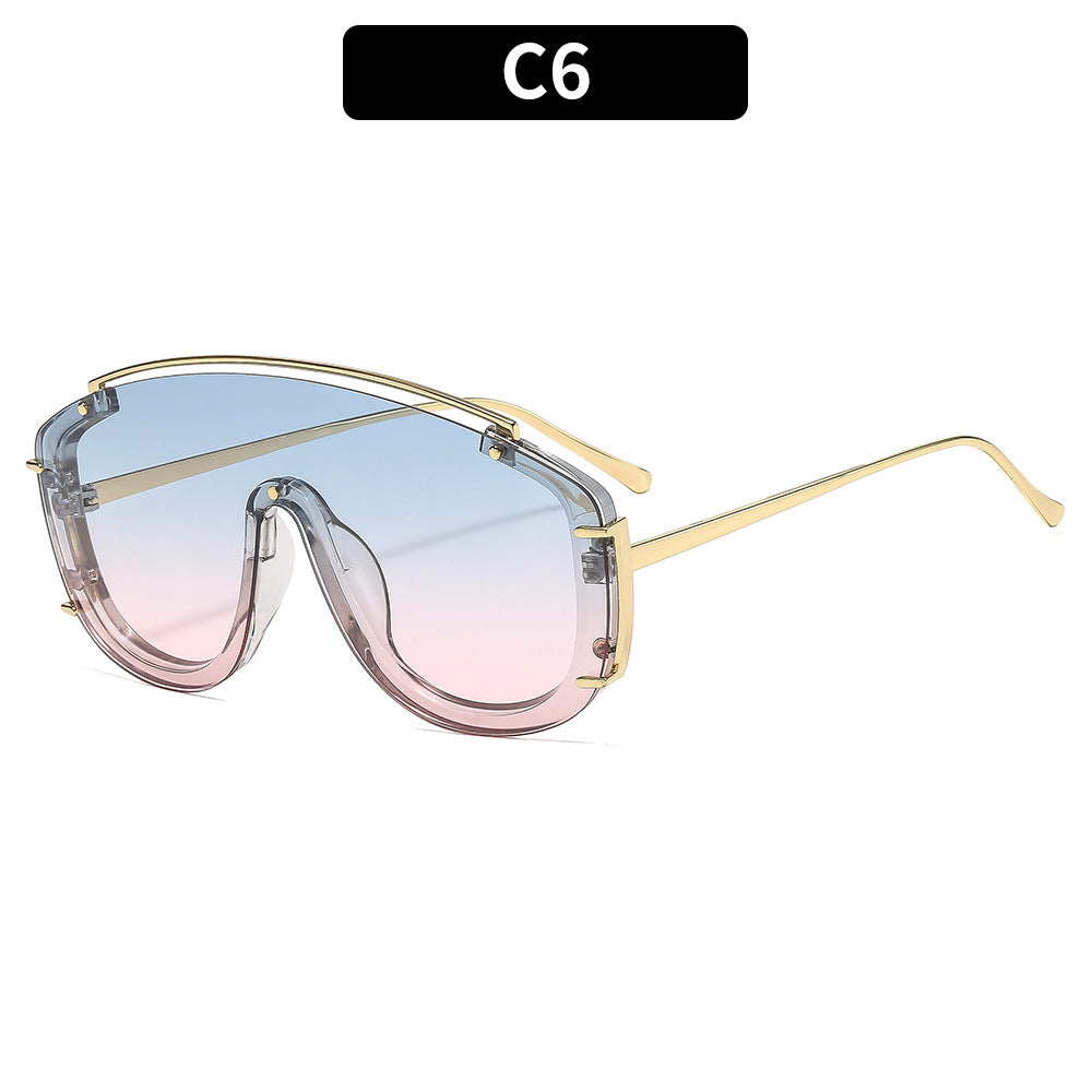 Trendy Oversized UV400 Sunglasses for Unisex Fashion