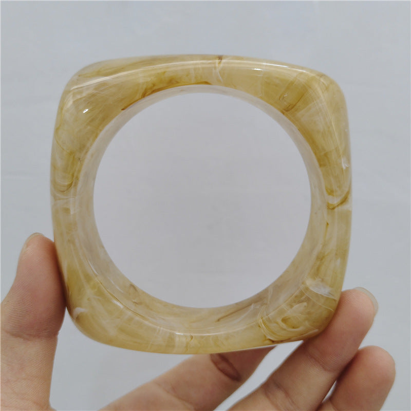 Colorful Irregular Single Acrylic Bracelets