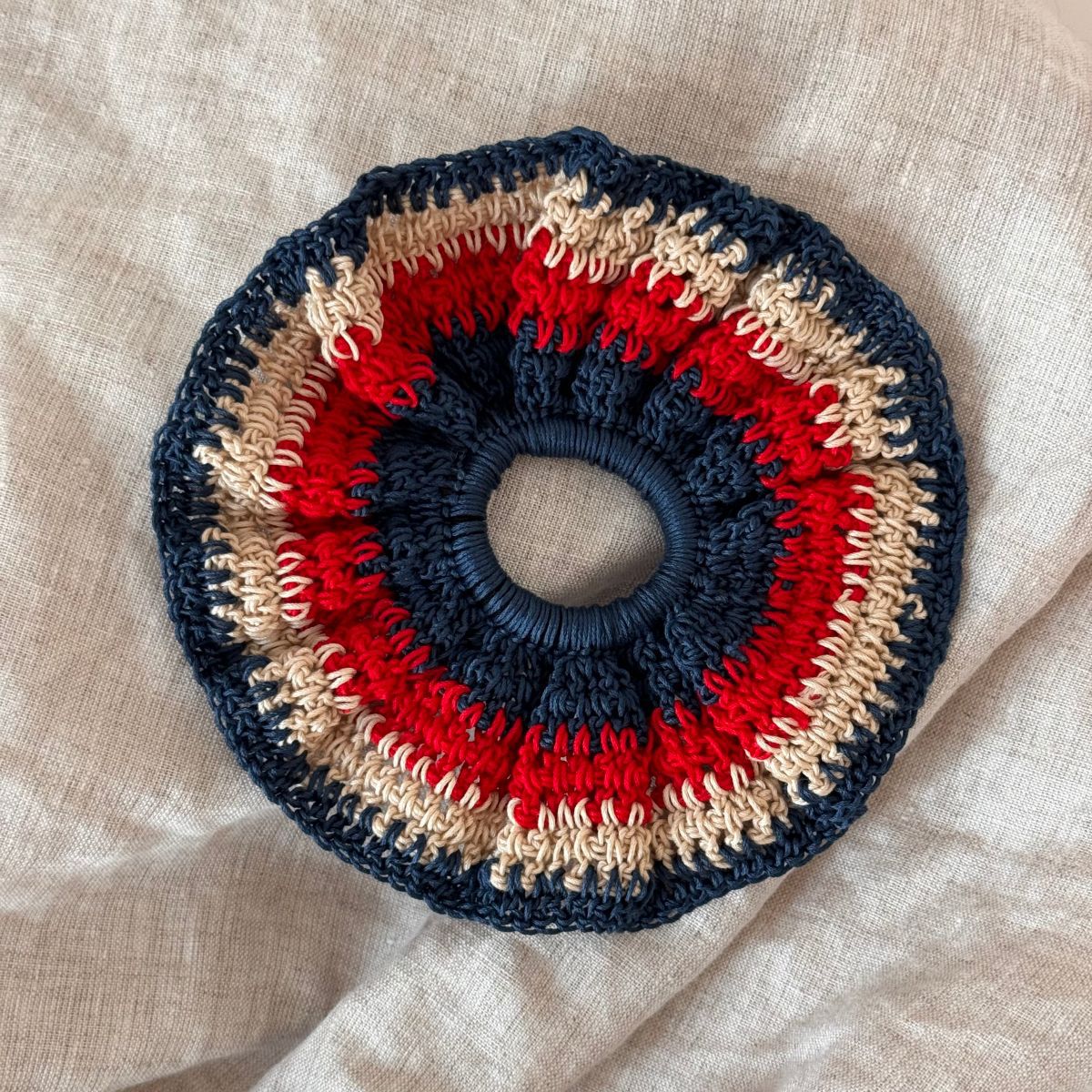 Cute Color Contrast Stretchy Knit Hair Tie