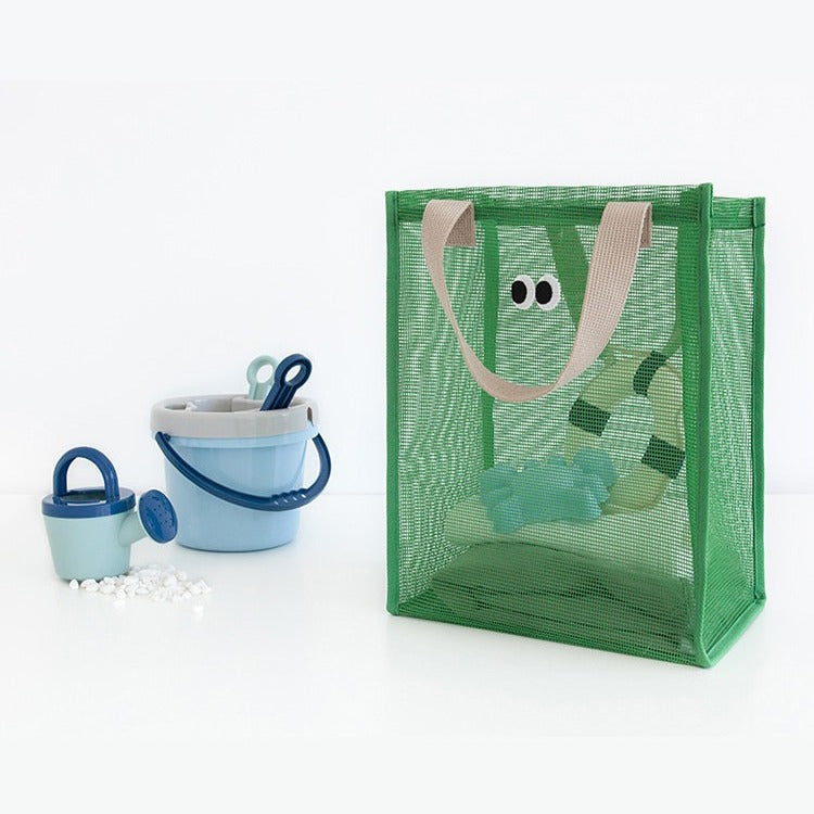 Eyes Large Capacity Mesh Handbags