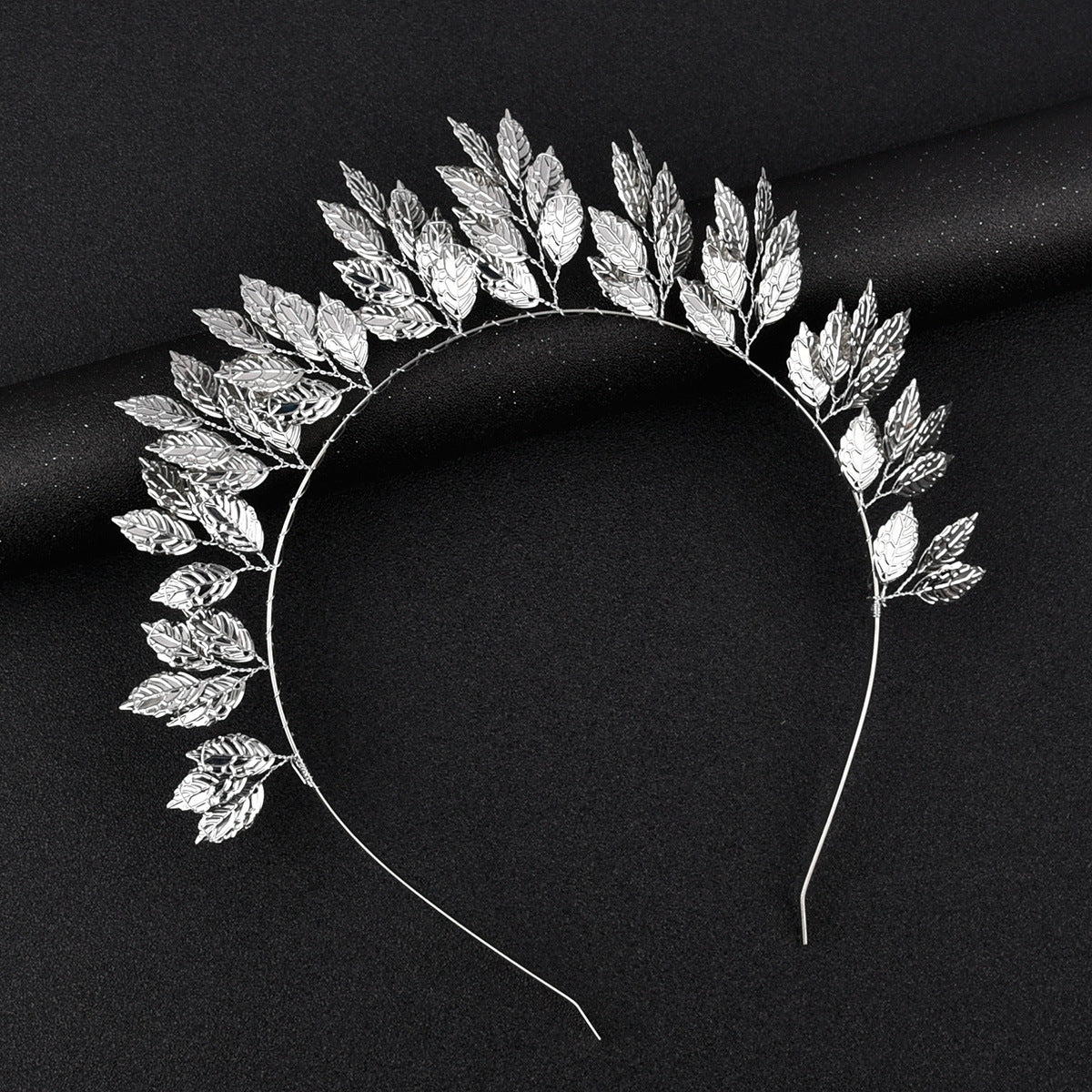 Trendy Alloy Leaf Hairband Elegant Casual Headband