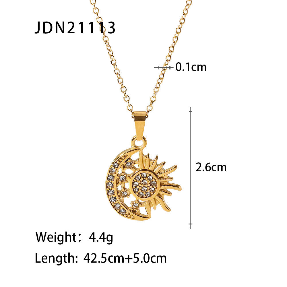 Vintage Diamond Heart Necklace