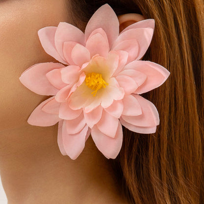 Floral Tassel Drop Earrings Elegant Gift For Women