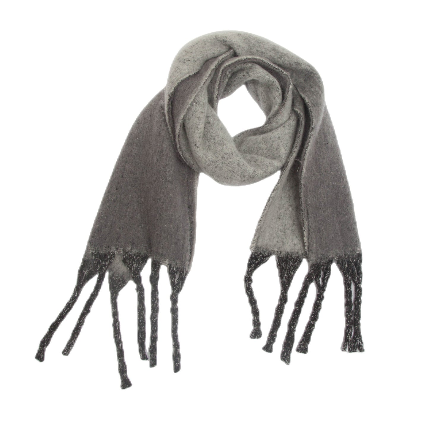Gradient Color Tassel Scarves
