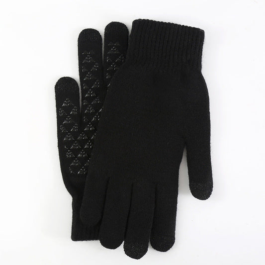Knitted Thermal Gloves Touchscreen Winter Outdoor Cycling