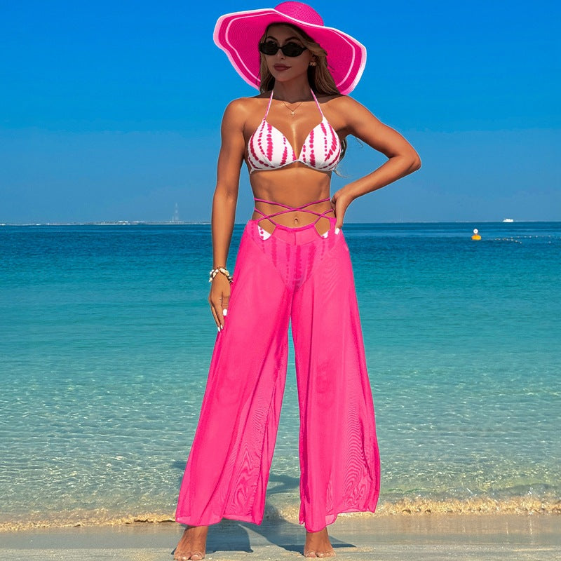 Women’S Swimsuit Three-Piece Set With Bikini And Cover-Up