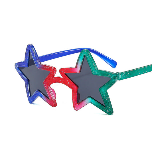 Colorful Star-Shaped Sunglasses for Parties and Festivals