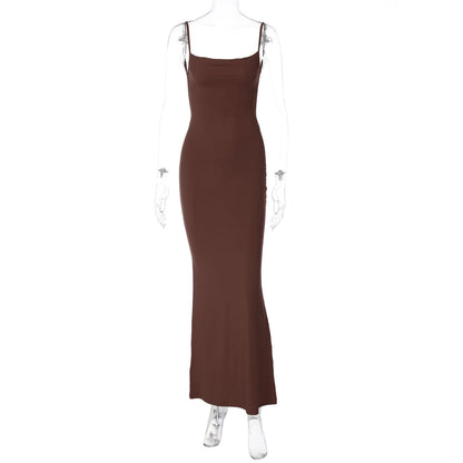Summer Casual Chiffon Slip Dress for Women