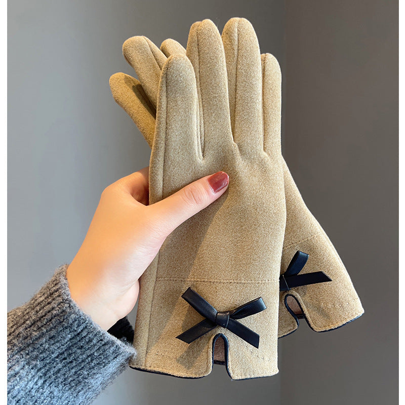 Elegant Touchscreen Thick Warm Winter Gloves