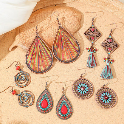 Bohemian Tassel Earrings Handmade for Travel and Vacation