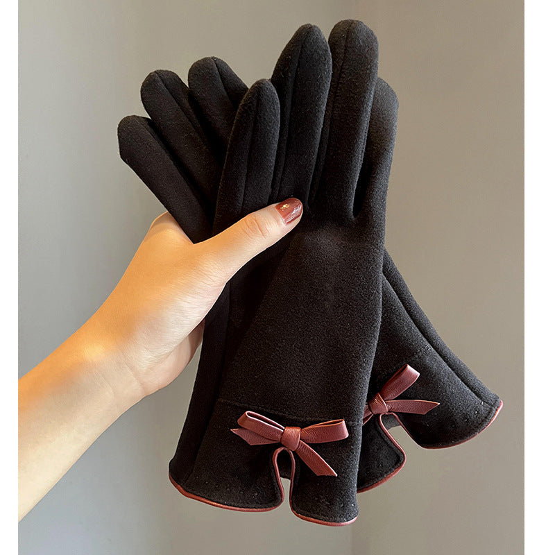 Elegant Touchscreen Thick Warm Winter Gloves