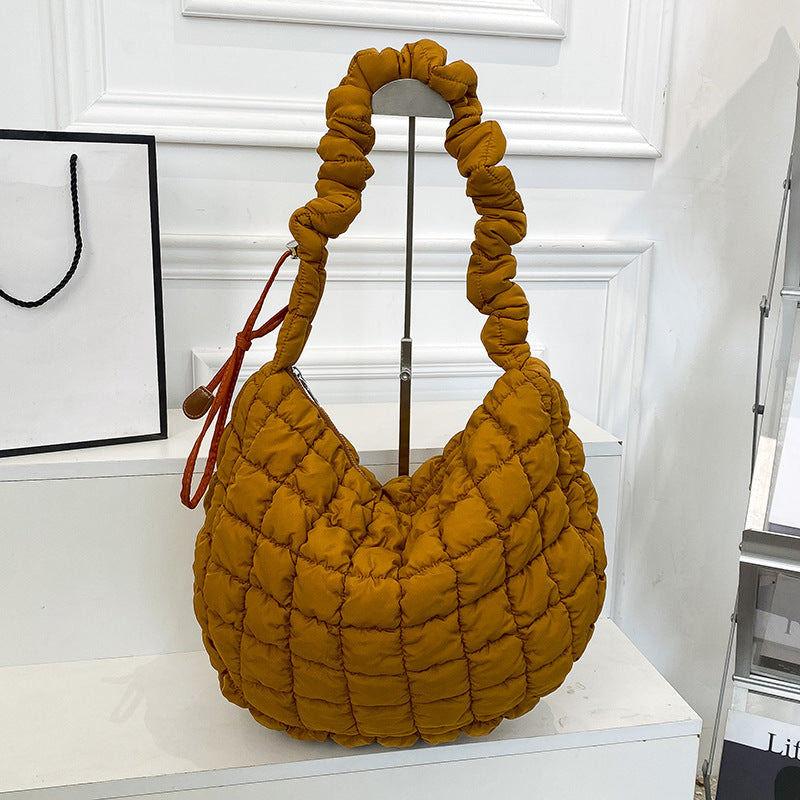Trendy Nylon Cloud Bag Soft Casual Shoulder Bag