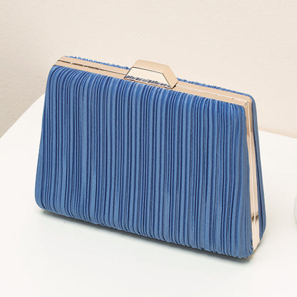 Elegant Women's Evening Crossbody Bag with Ruffled Pattern