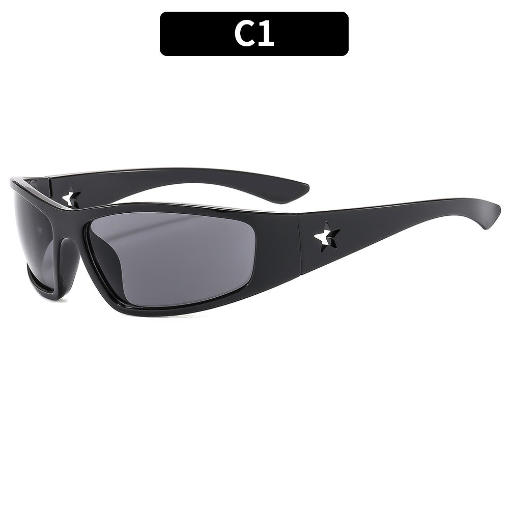 Trendy Y2K Styled Sunglasses Outdoor Futuristic Shades