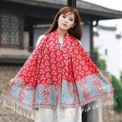 Nepal Ethnic Style Shawl Scarf