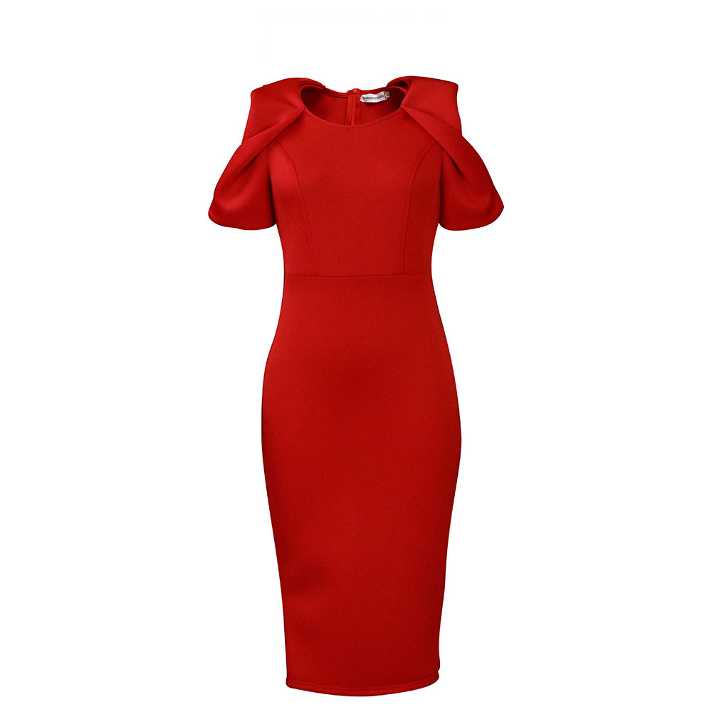 Elegant Pencil Dress Comfortable Business Casual Dress
