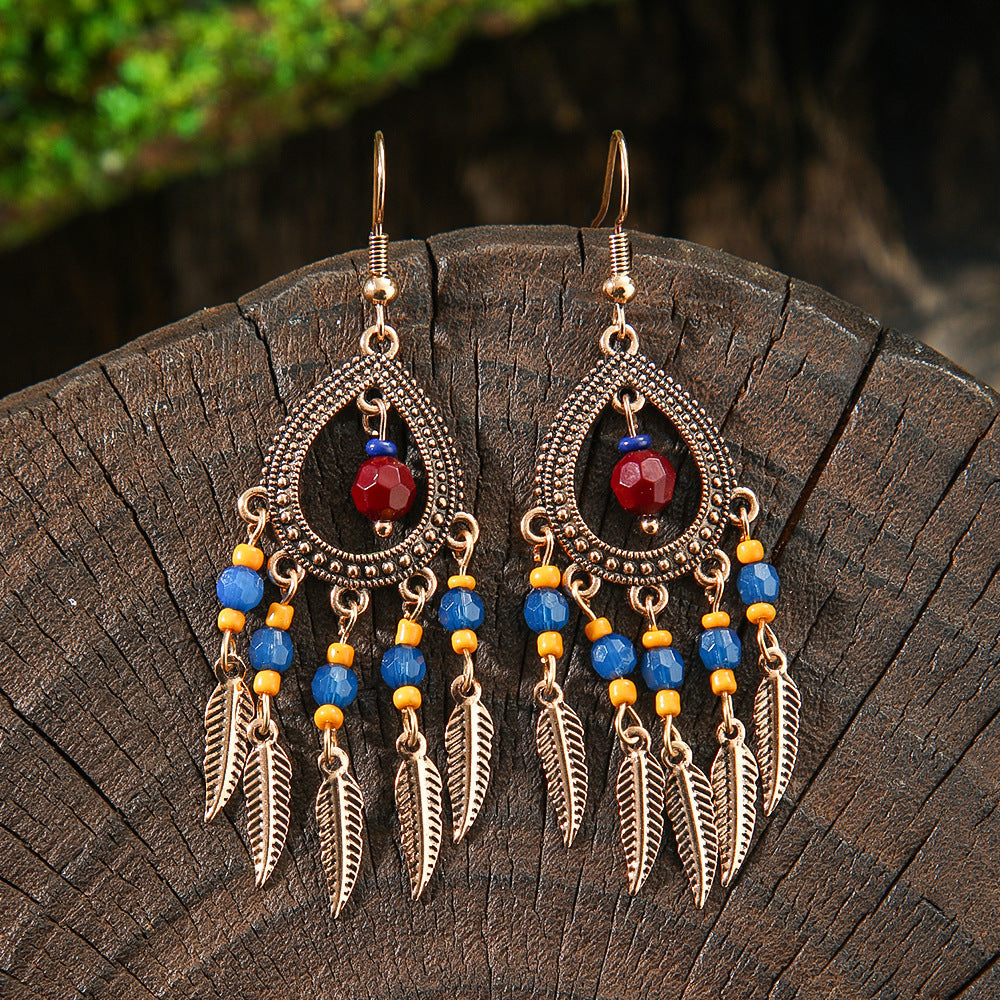 Bohemian Tassel Earrings Handmade for Travel and Vacation