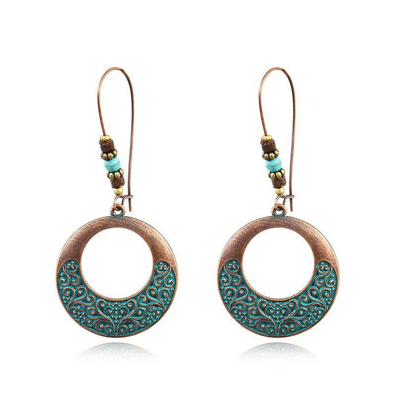 Bohemian Hippie Style Statement Dangle Earrings
