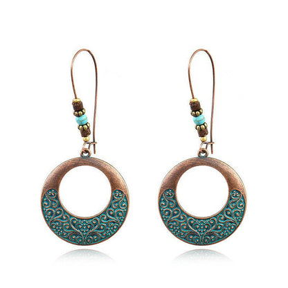 Bohemian Hippie Style Statement Dangle Earrings