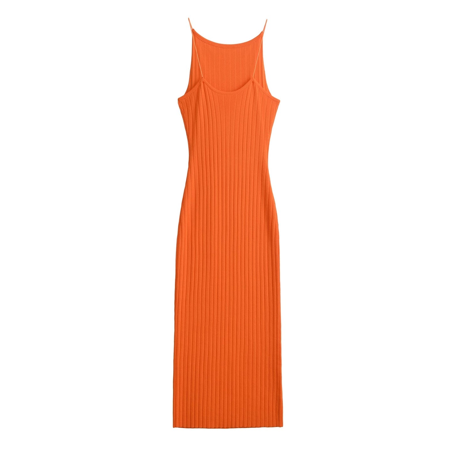 Sexy Solid Sleeveless Backless Bodycon Dress