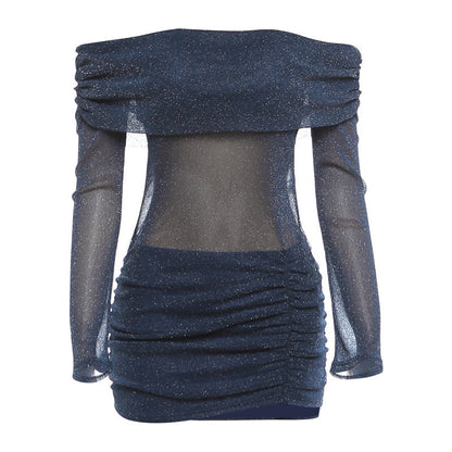 Sexy Off-The-Shoulder Bodycon Dress For Parties