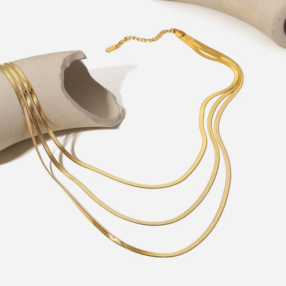 Triangle Layered Vintage Simple Necklace