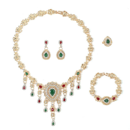 Exaggerated Statement Necklace Jewelry Set for Women