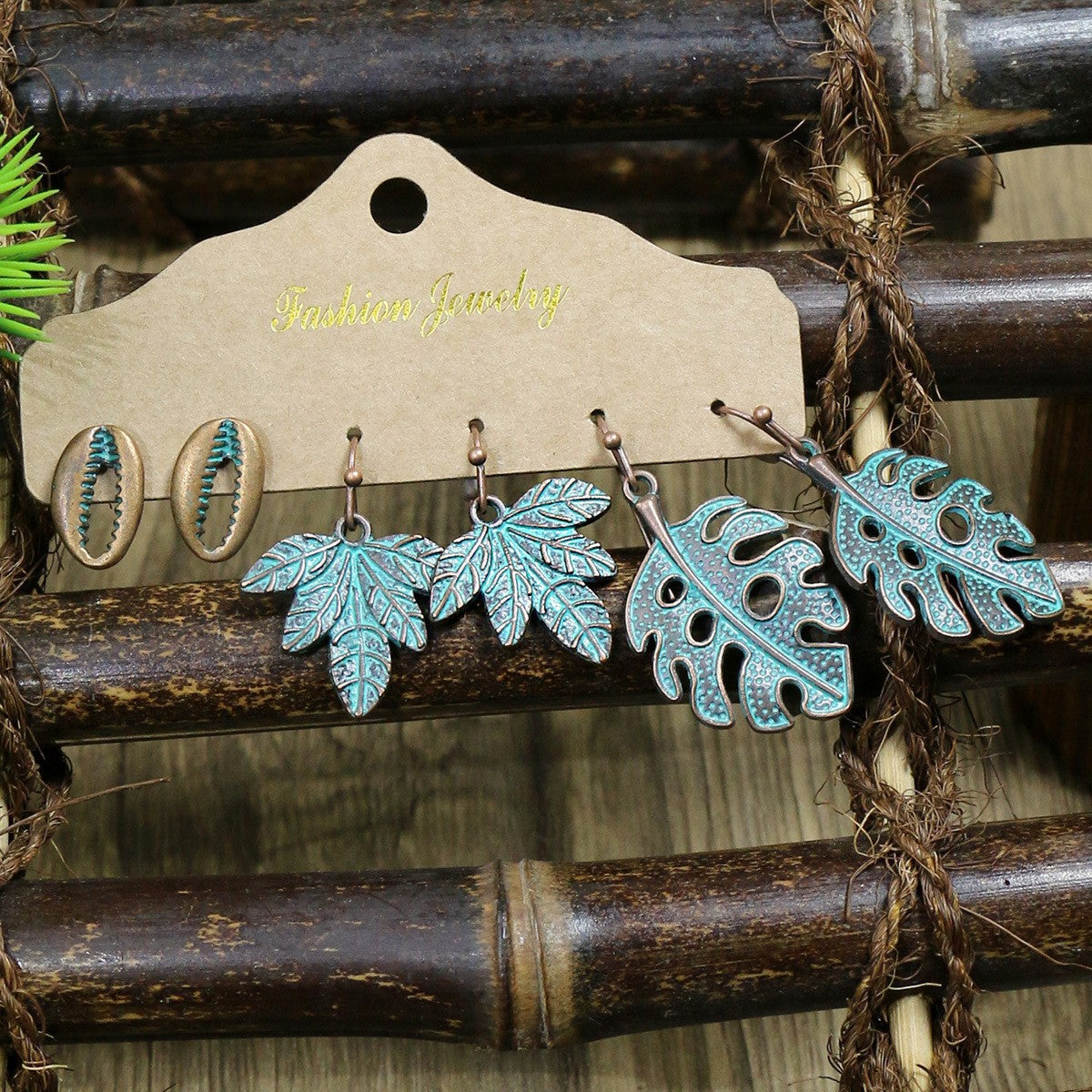 Boho Starfish Shell Earrings Vintage Style Ocean-Inspired Studs