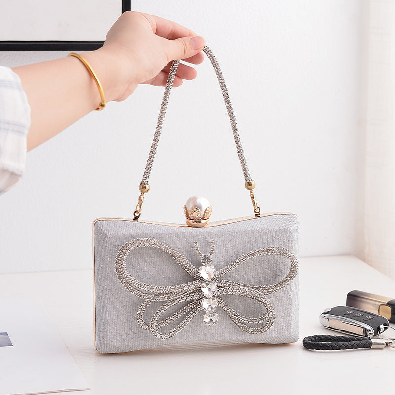 Black Butterfly Elegant Party Handbag