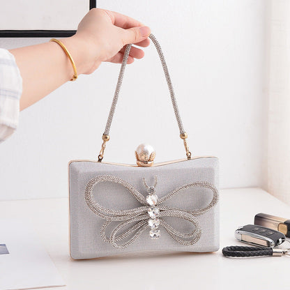 Black Butterfly Elegant Party Handbag