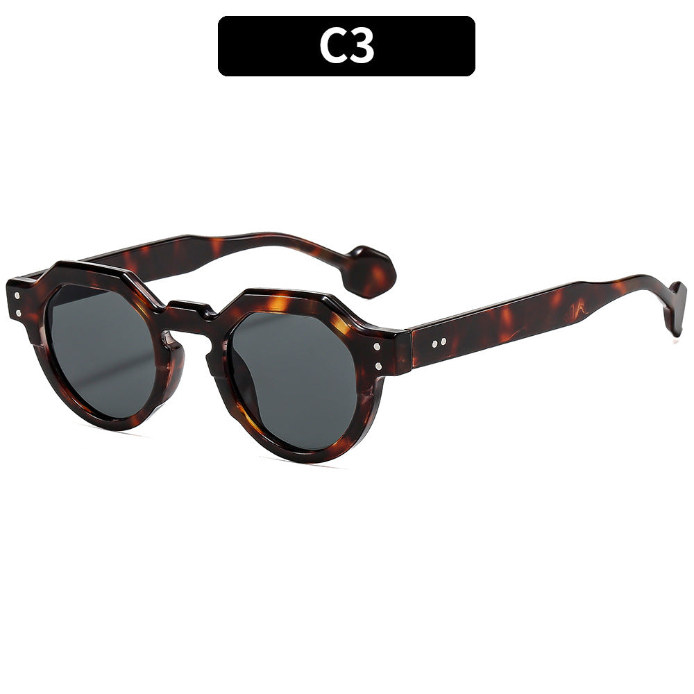 Casual Polygon Sunglasses Fashionable Unisex UV400 Protection