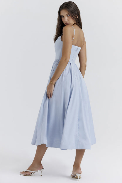Sexy Slim A Line Spaghetti Dress