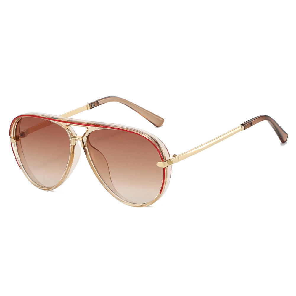 Trendy Oversized Sunglasses Retro Frog Eyewear